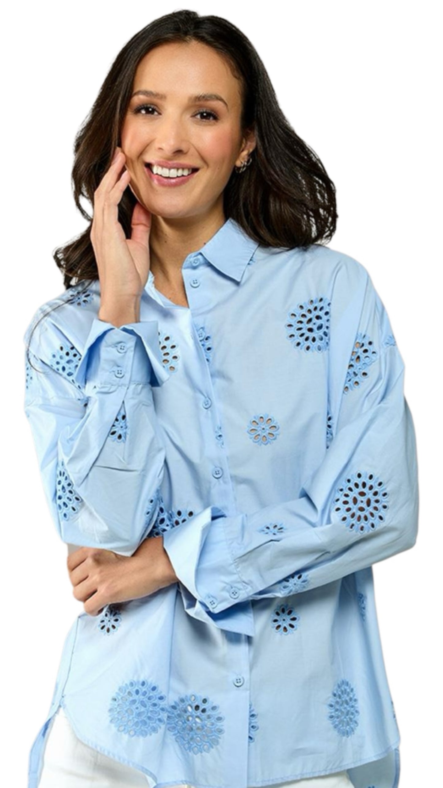 Nothingham blouse (lichtblauw)