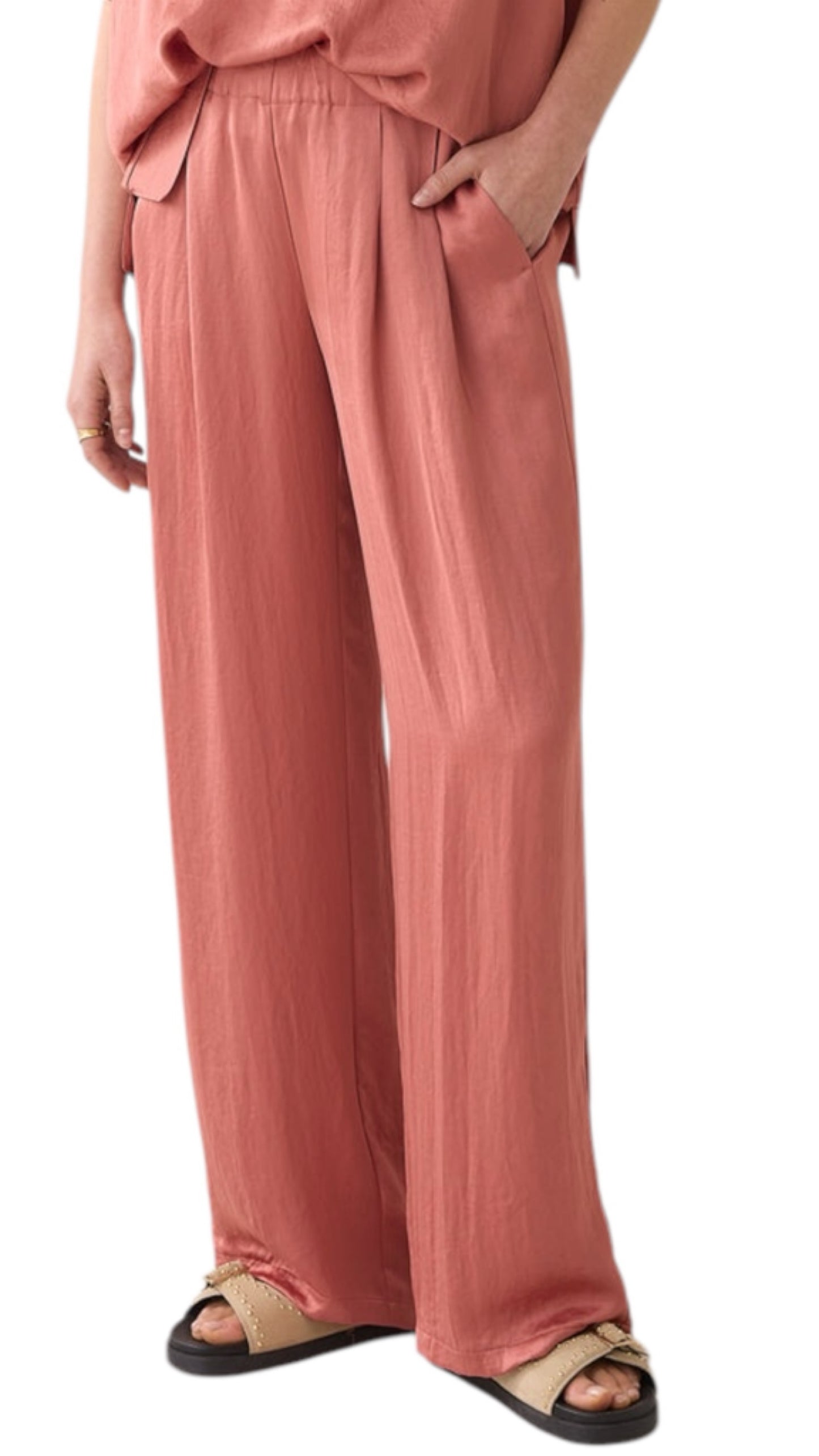 Trousers heavy silky