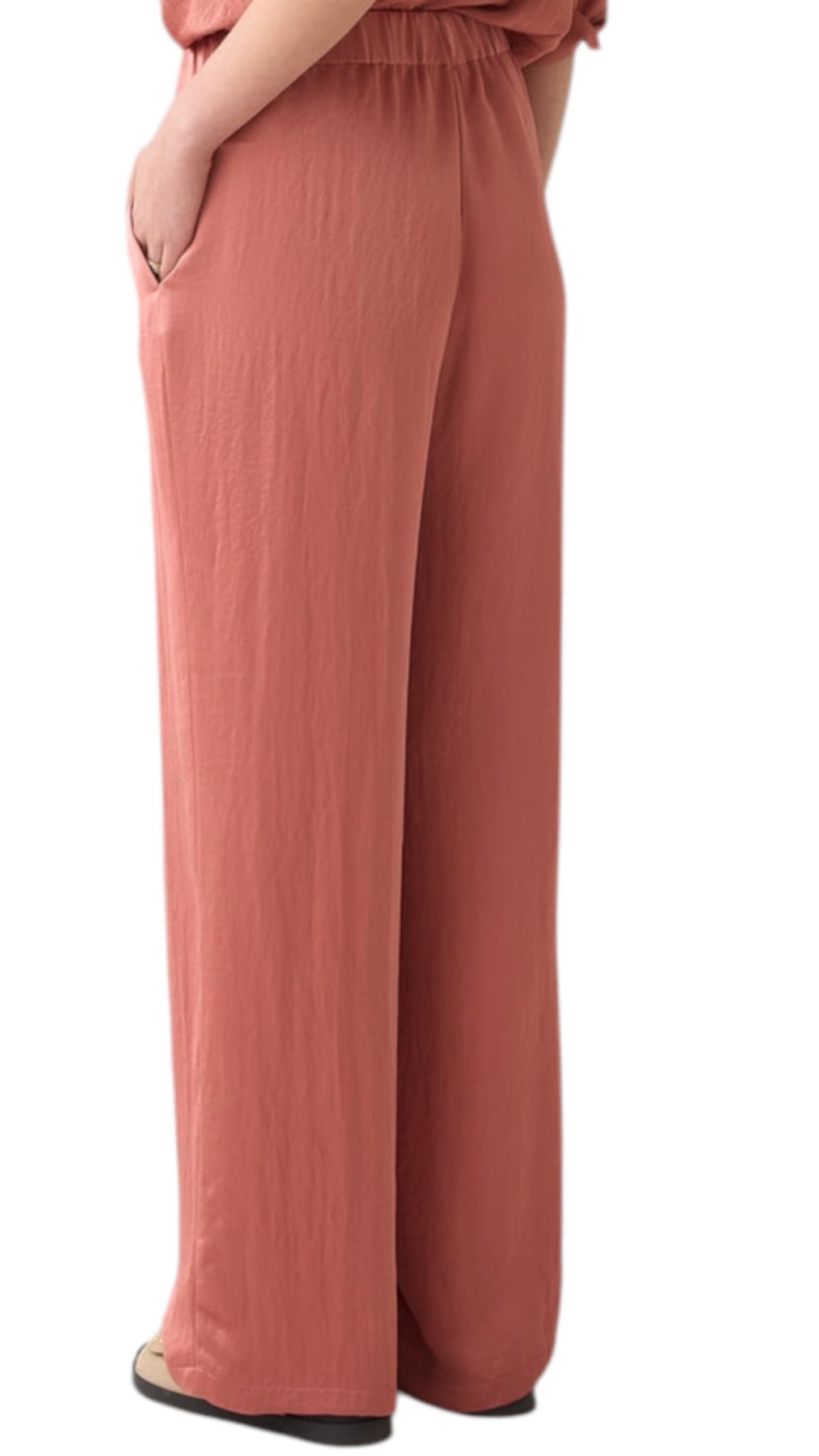 Trousers heavy silky