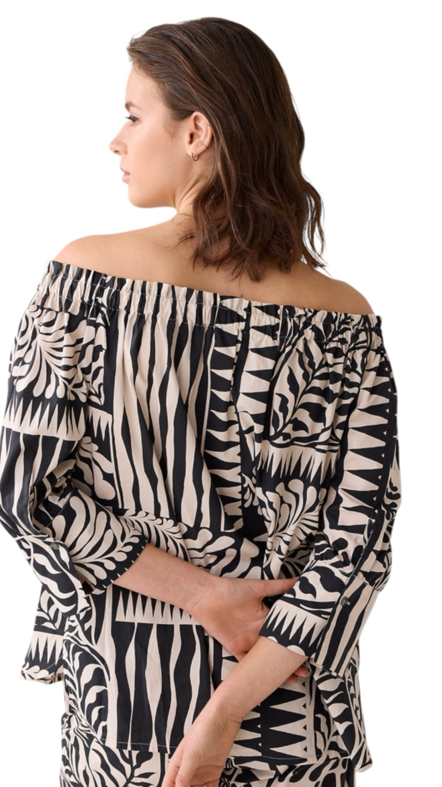 Blouse two tone
