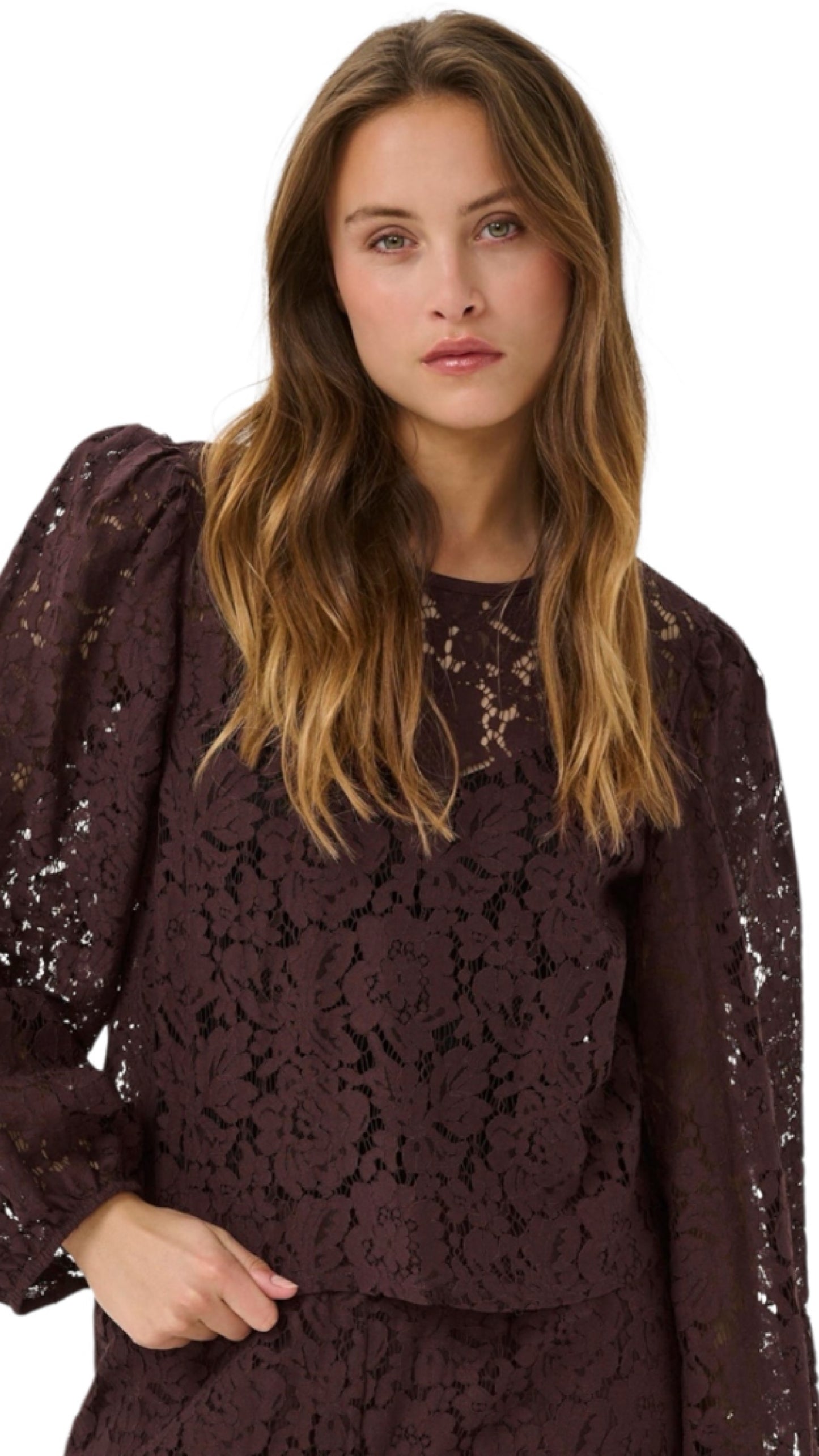 KAnomi lace blouse