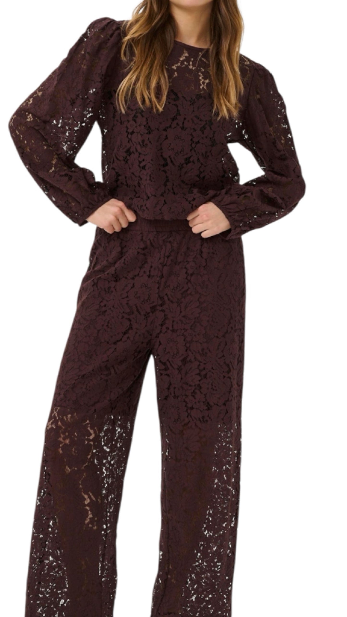 KAnomi lace blouse