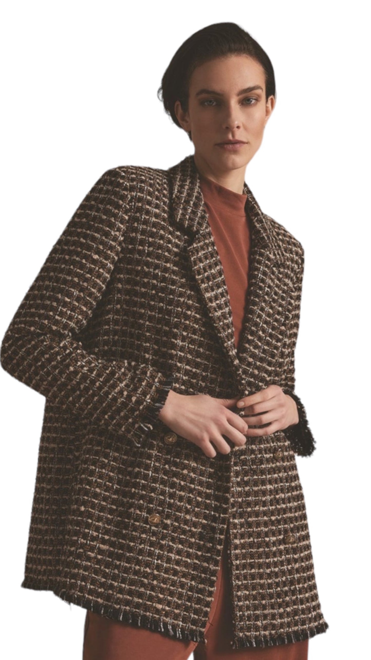 Jacket tweed check