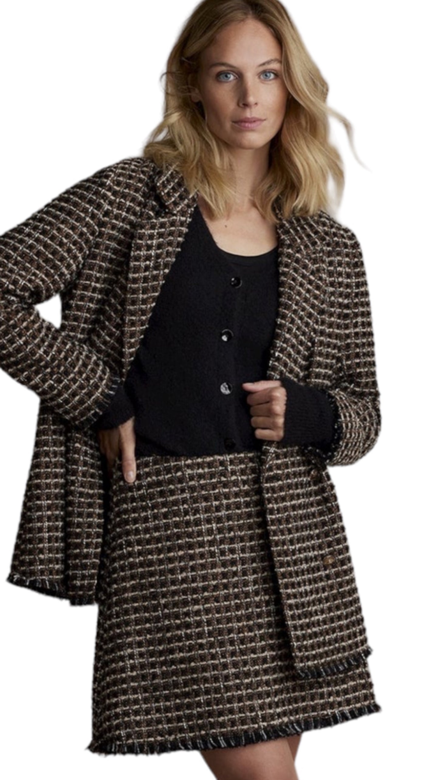 Jacket tweed check