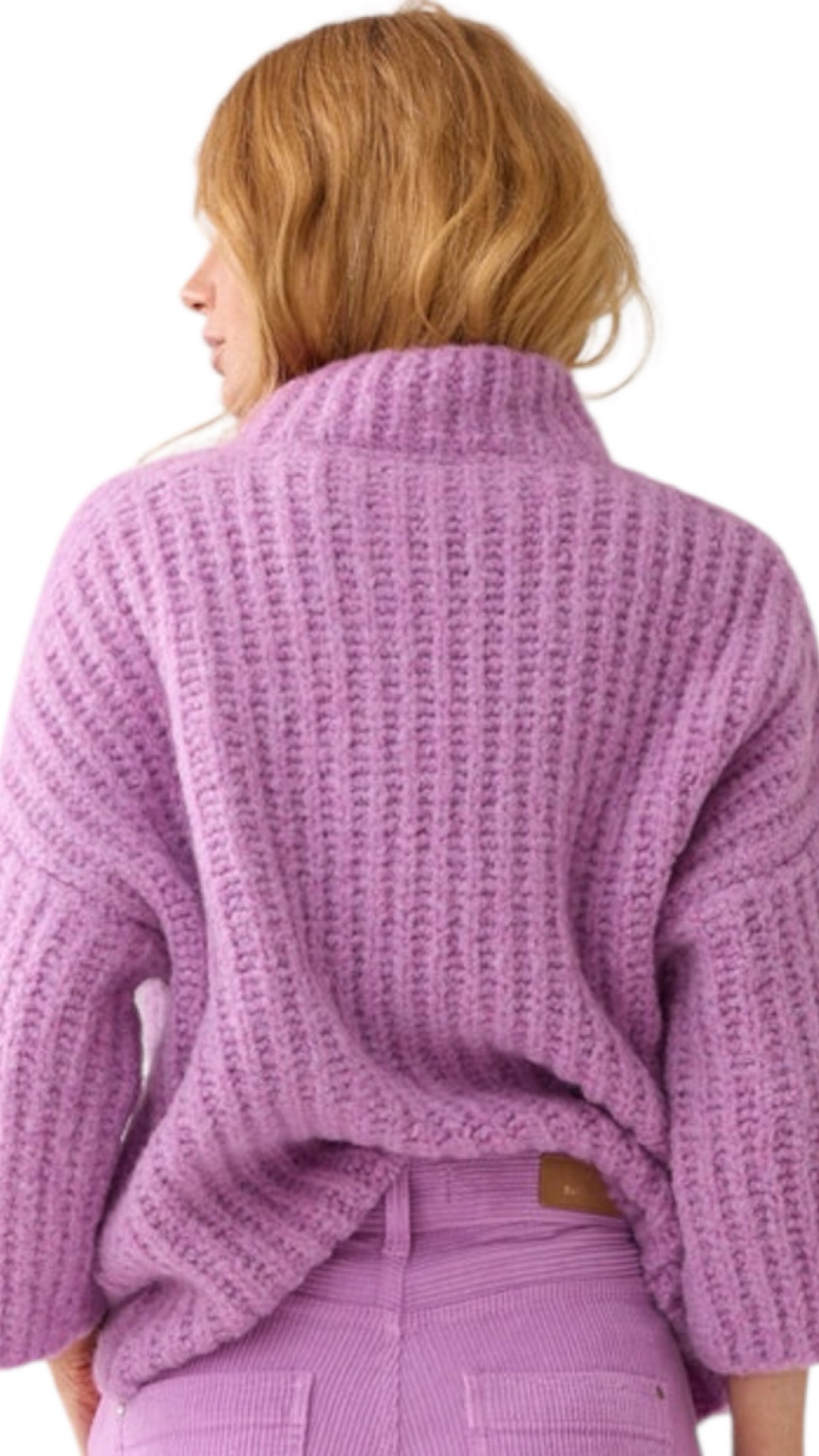 Oversized sweater violet