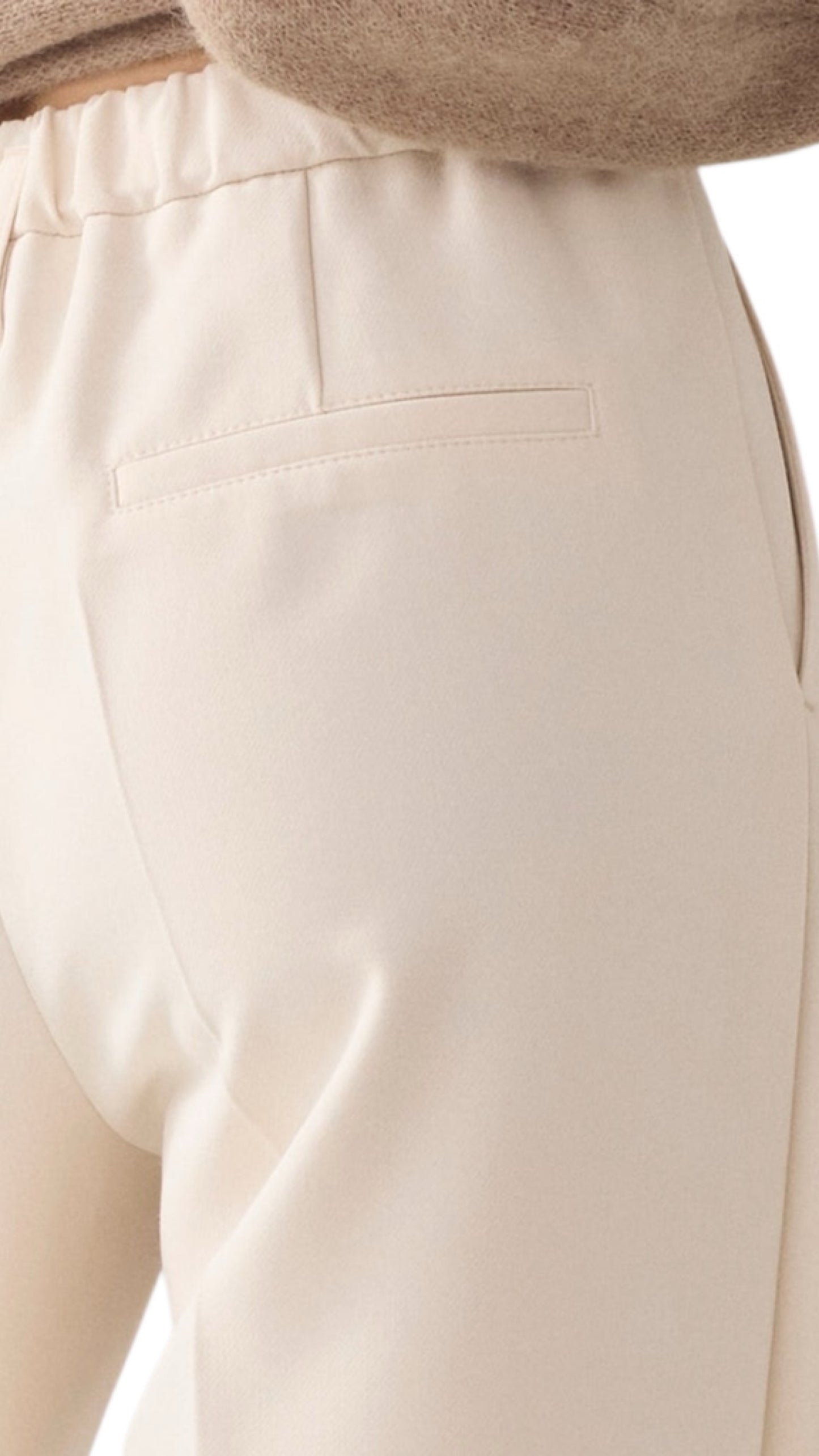 TRousers foam uni creme