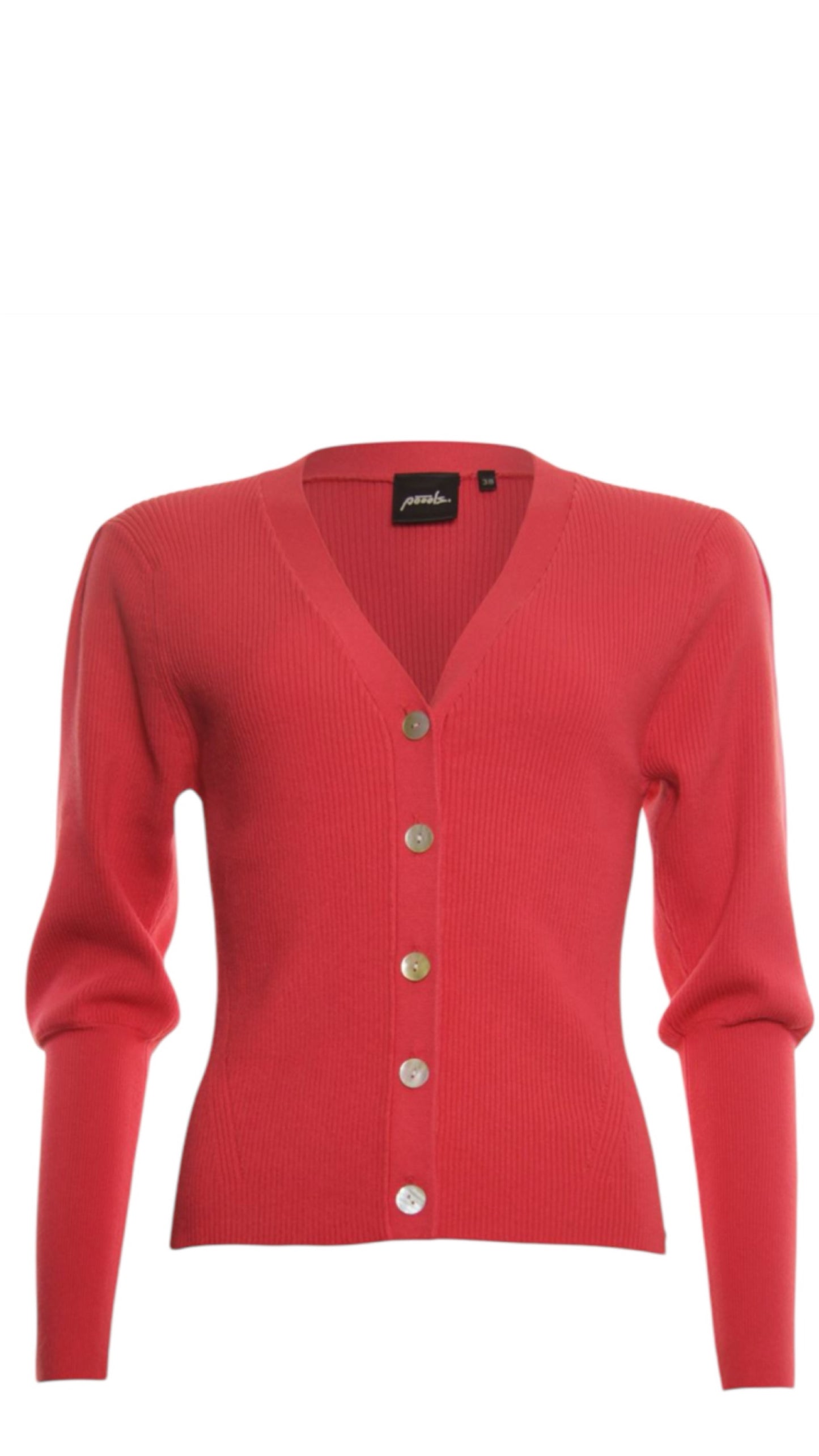 cardigan rib (coral)