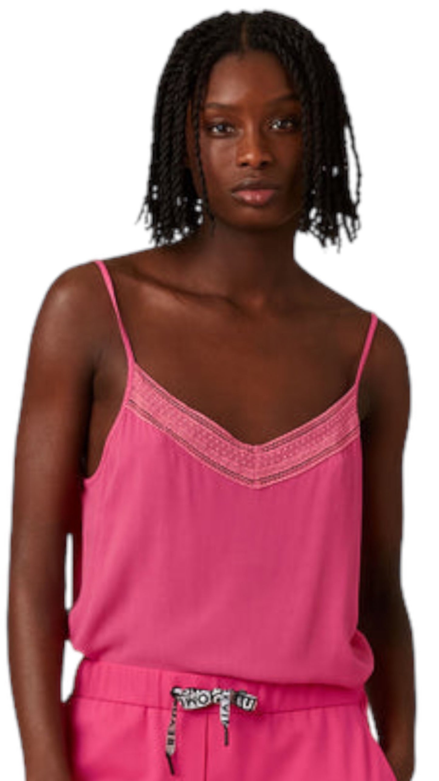 Singlet sarah crepe (Pink)