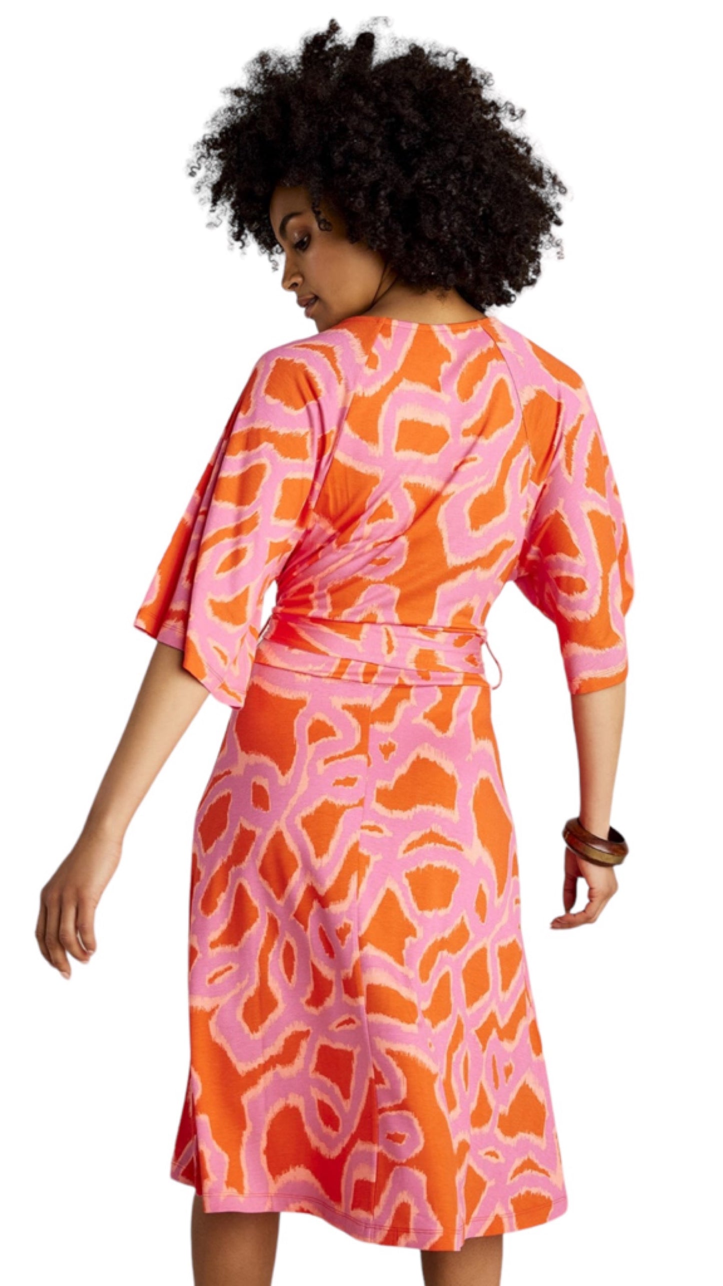 Dress loose ikat (mandarin)