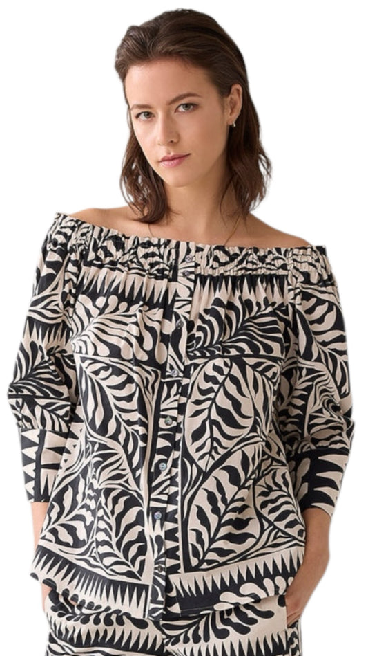 Blouse two tone
