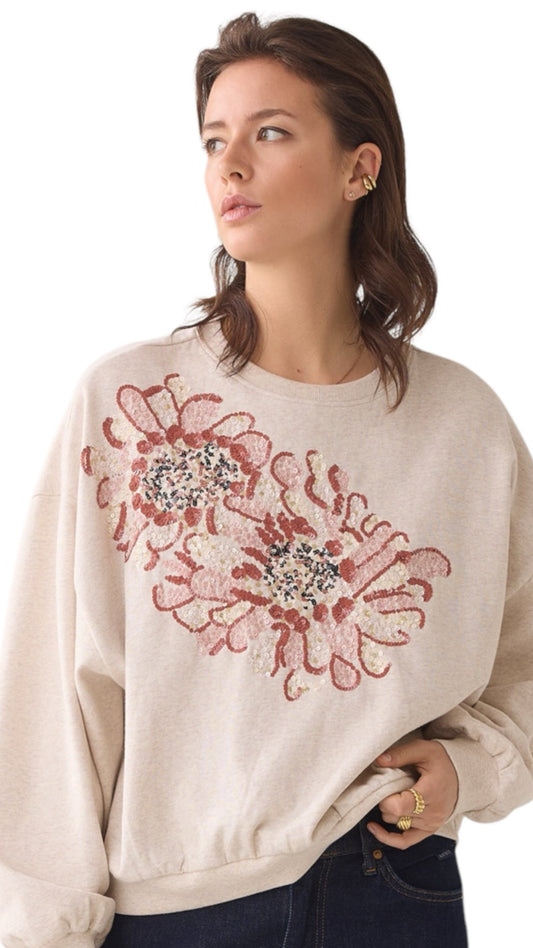 Long sleeve embl sweater