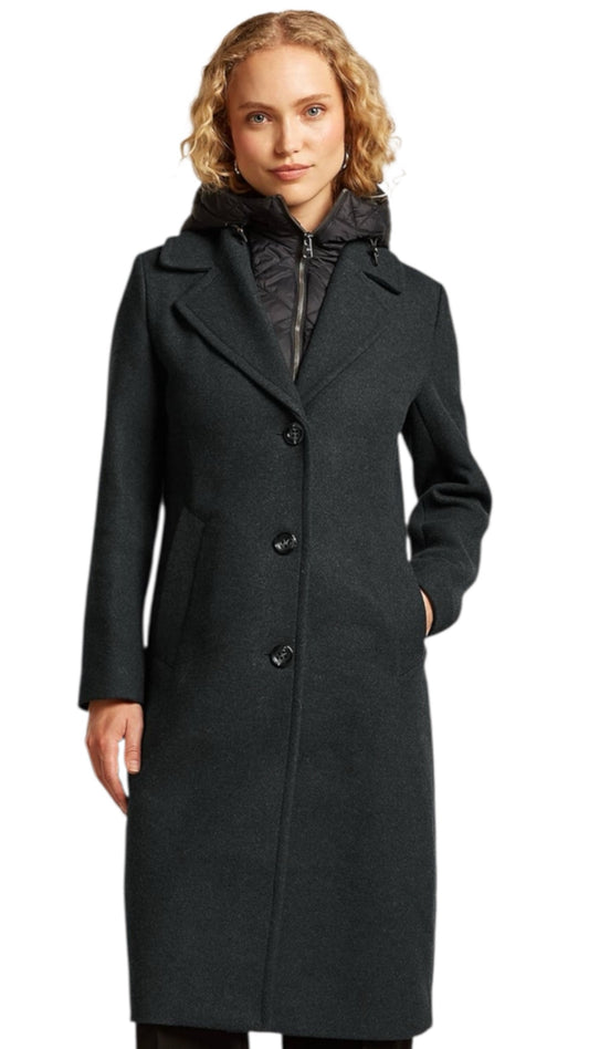 Cameron coat off black