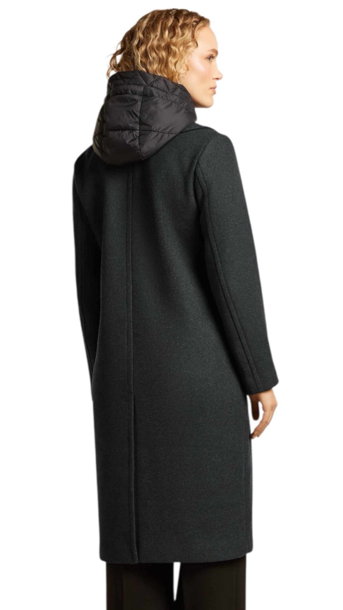 Cameron coat off black