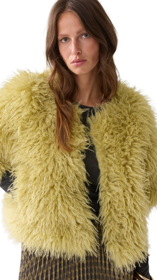 Jacket faux fur