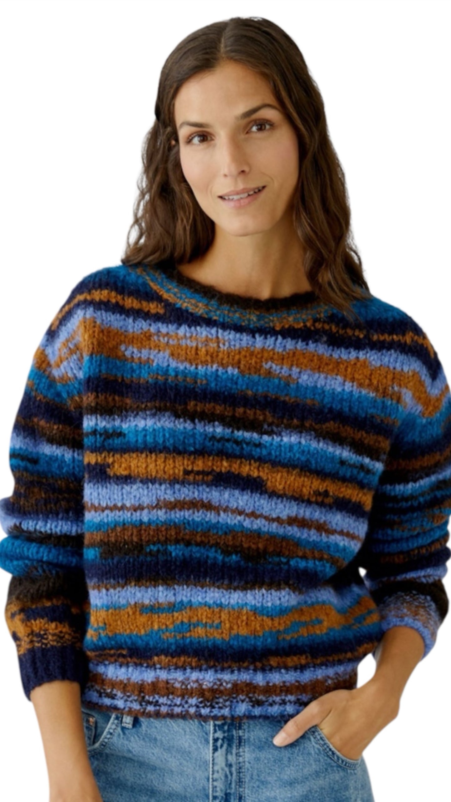 Pullover stripe melee