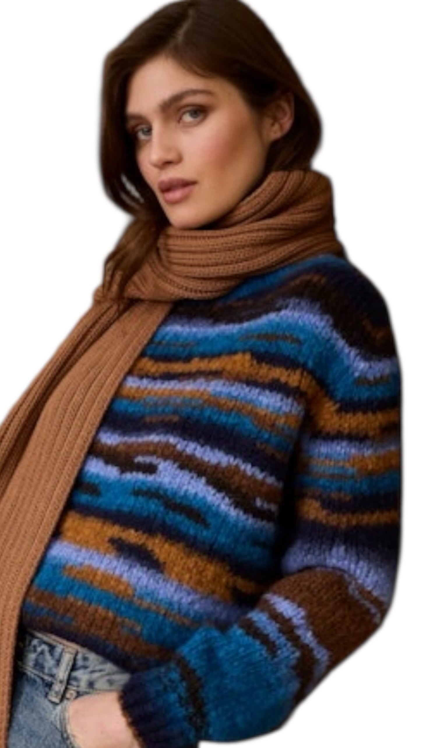 Pullover stripe melee