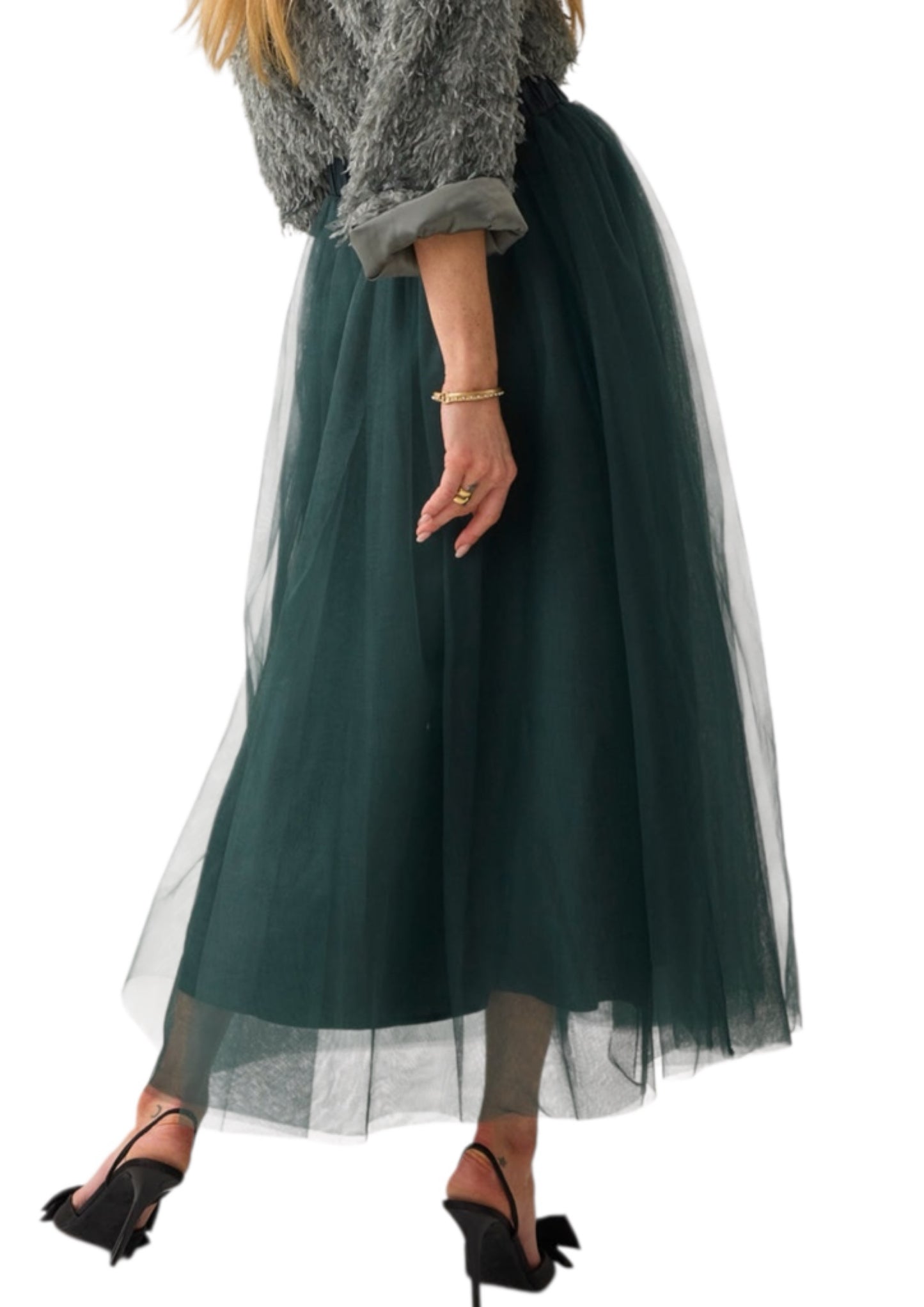 Skirt mesh (emerald)