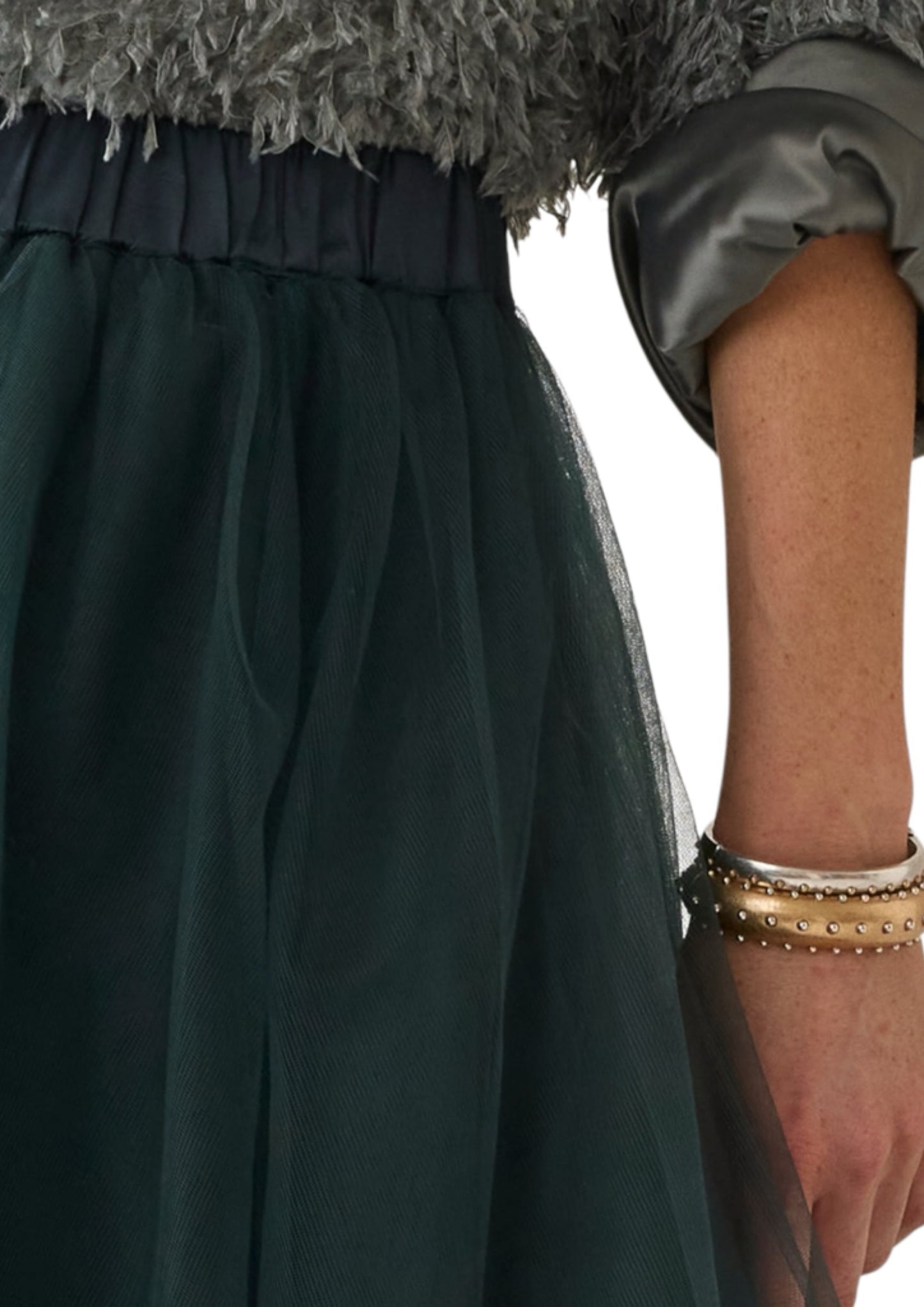 Skirt mesh (emerald)