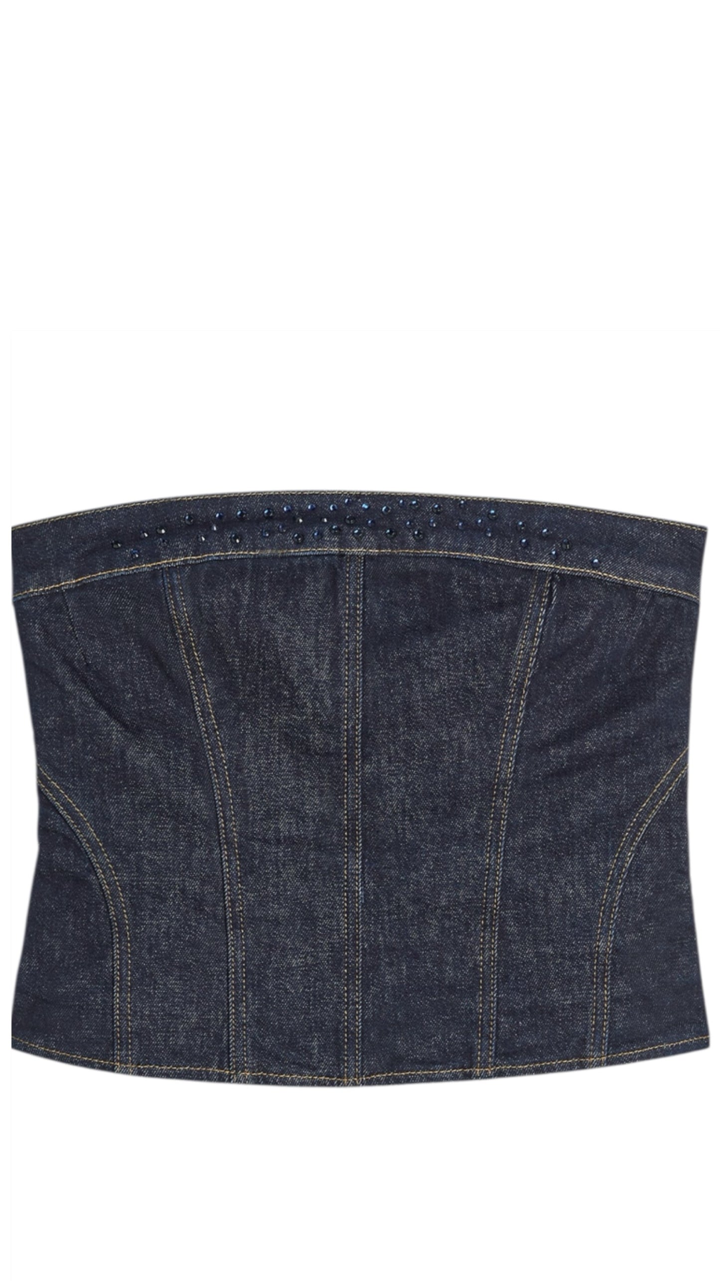 Corset denim twill