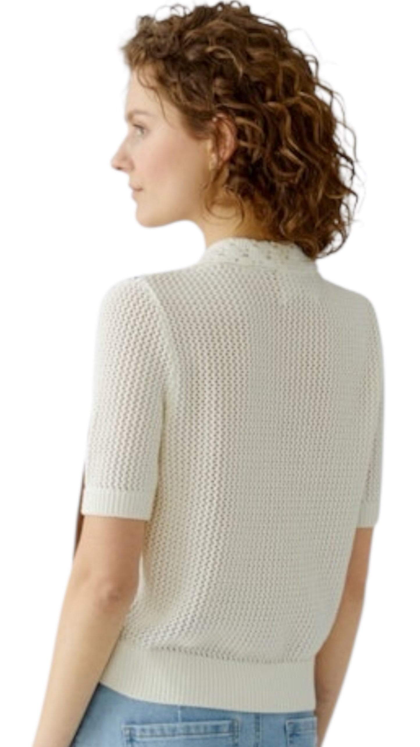 Cardigan front Fudge