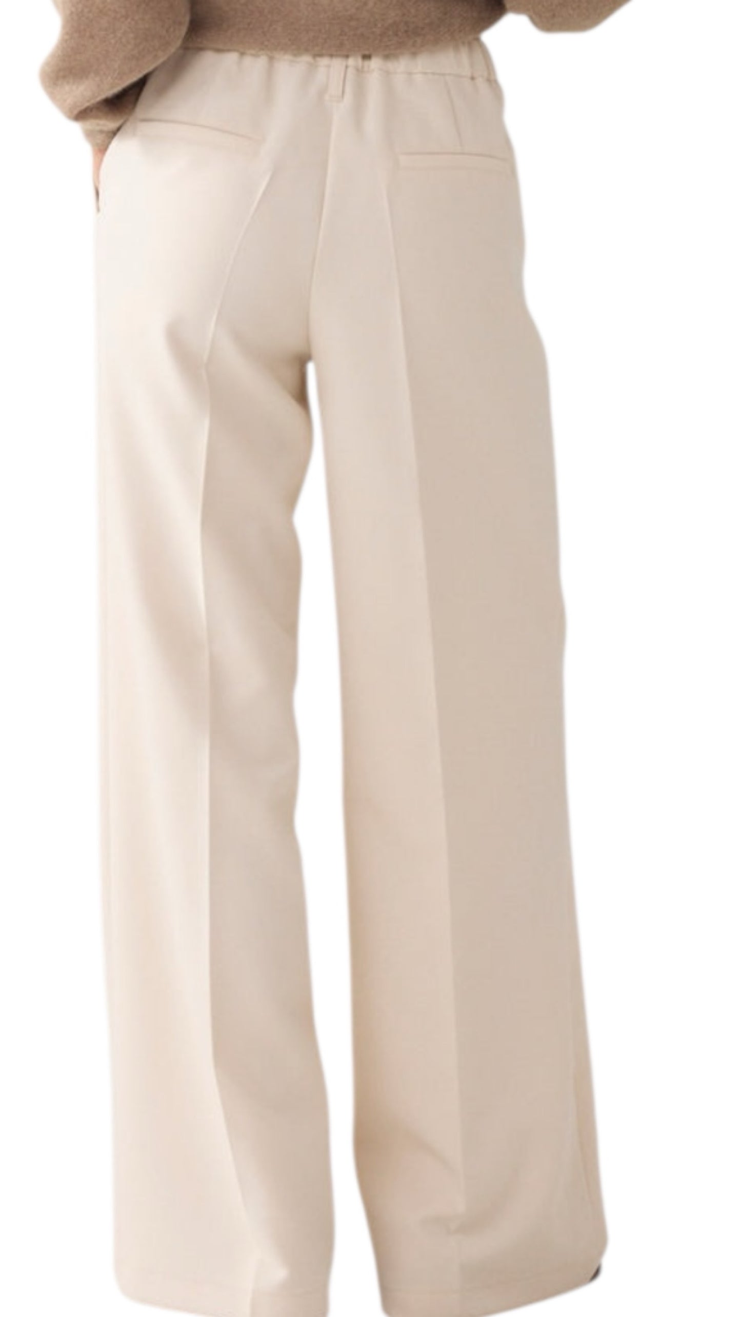 TRousers foam uni creme