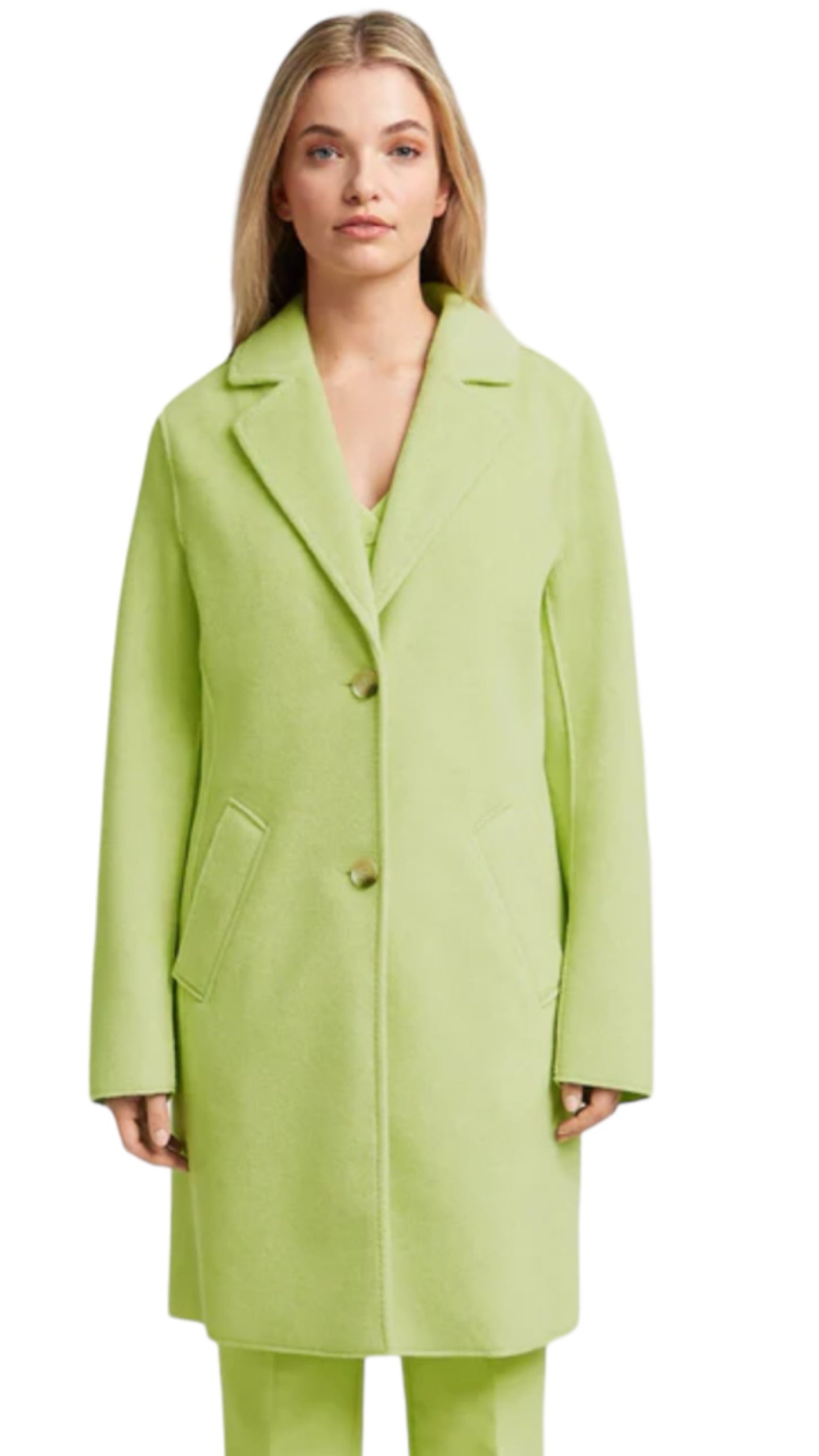 Elora Blazer Coat-Green glow