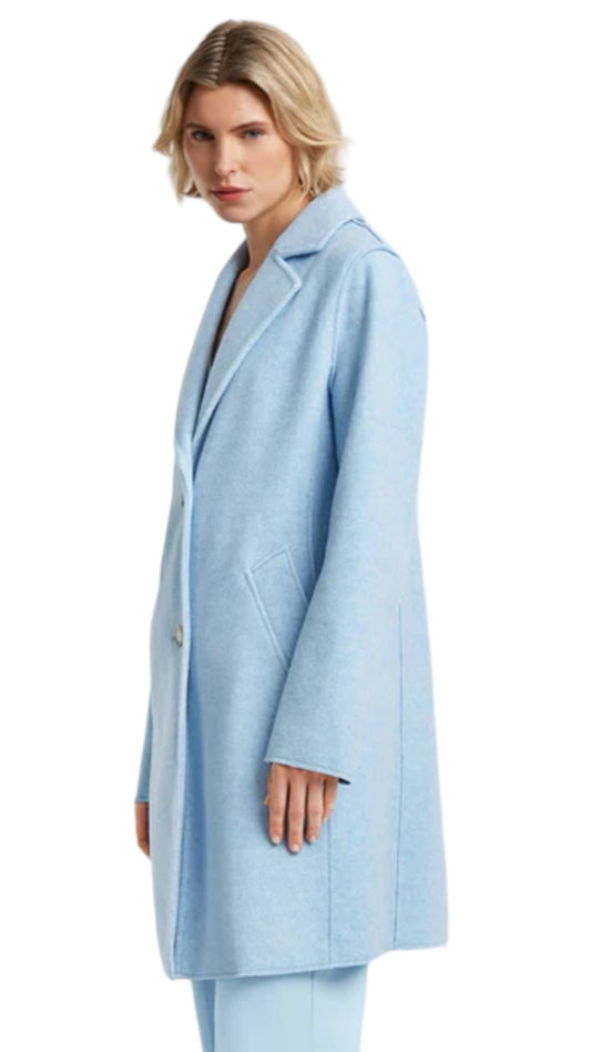 Elora Blazer Coat-Heavens Blue