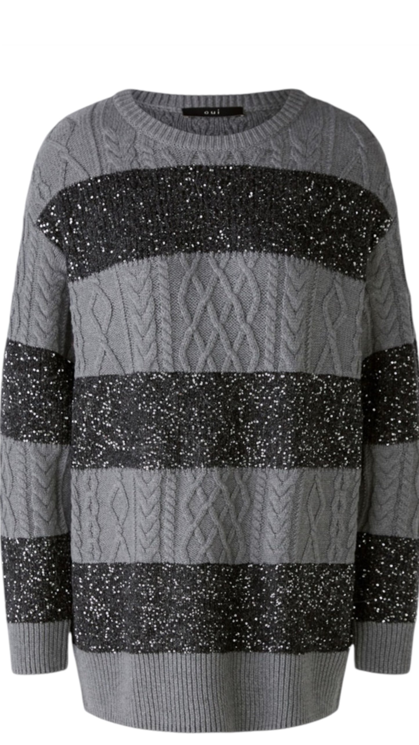 Pullover grey/silver