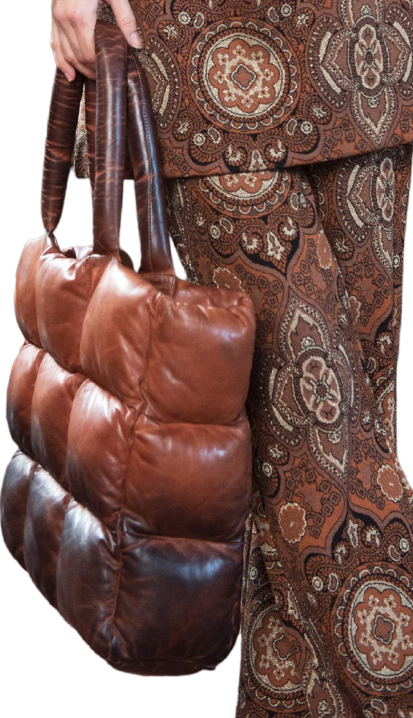 Bag padded leather