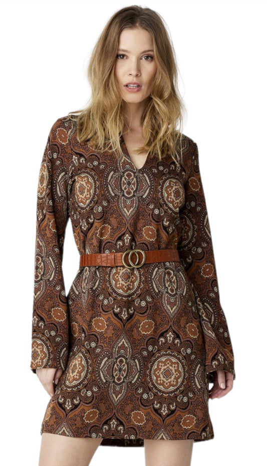 Dress paisley jaquard